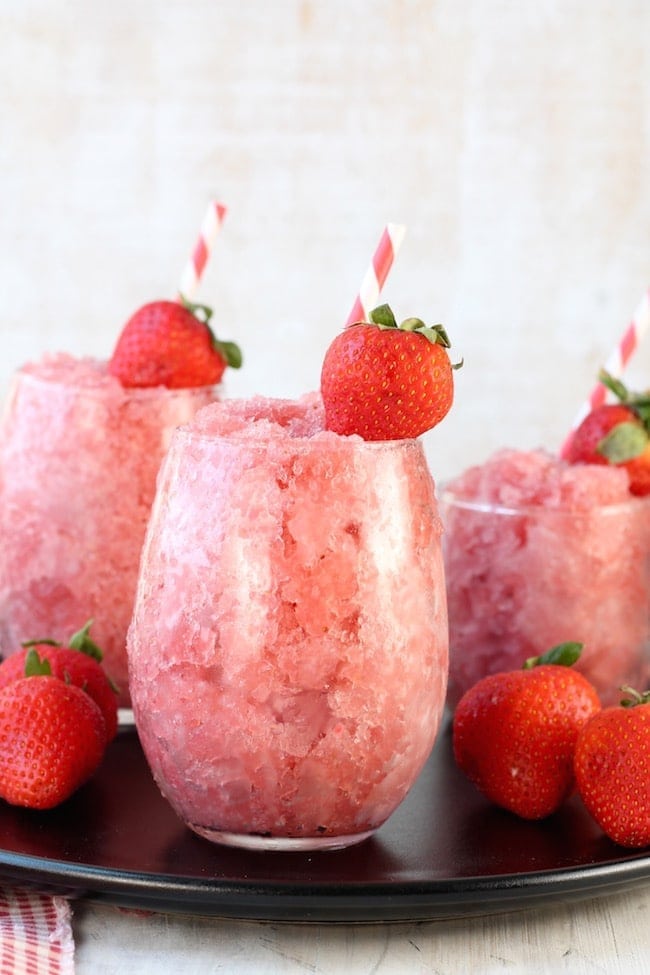 Strawberry Watermelon Frose Summer Party Cocktail