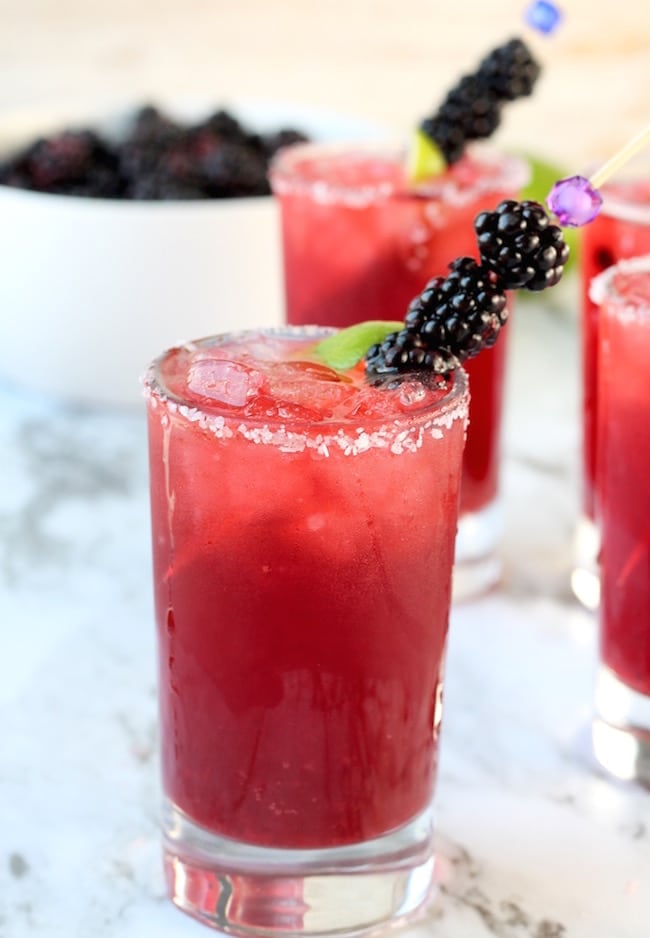 Easy Blackberry Margaritas Recipe 
