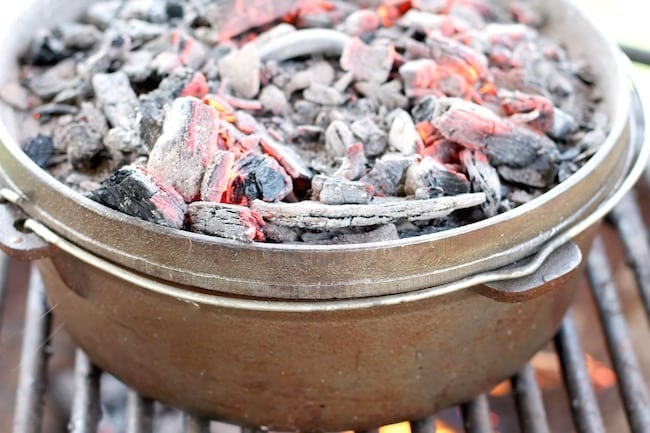 Camping Dutch Oven Short Ribs with Potatoes and Onions