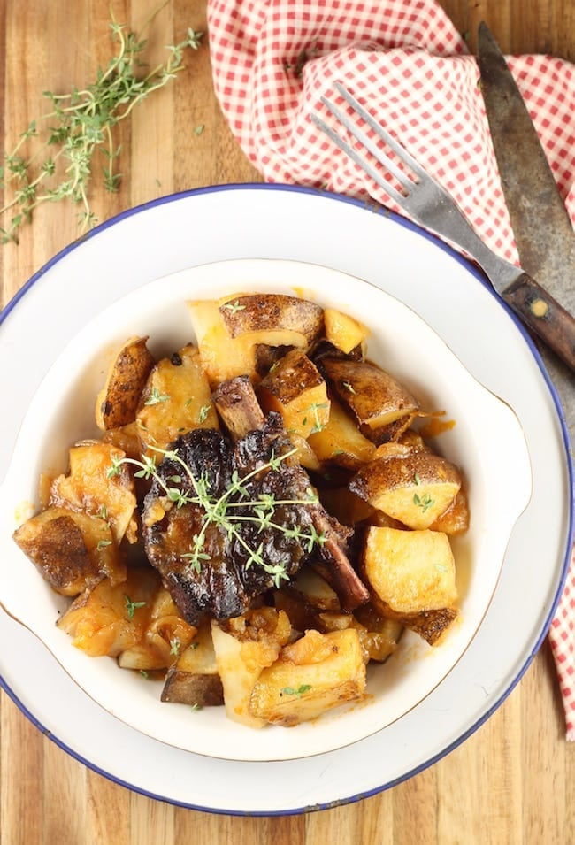 Dutch Oven Short Ribs Recipe for camping or family dinner at home