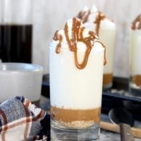 Easy No Bake Caramel Macchiato Cheesecake Dessert