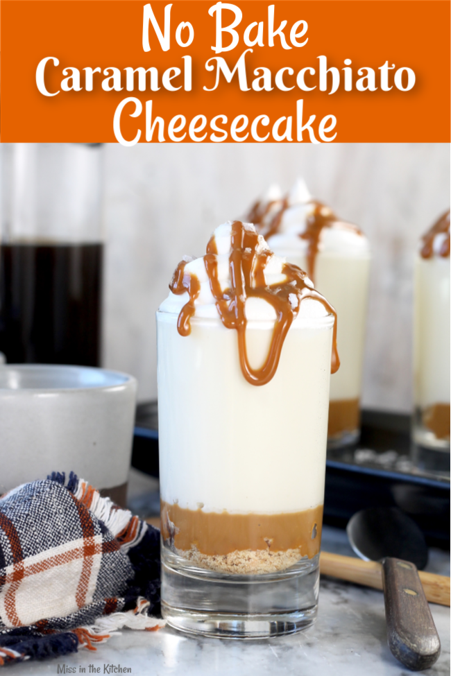 No Bake Caramel Macchiato Cheesecake with International Delight
