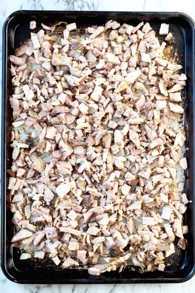 Sheet Pan with Pork for Carnitas 