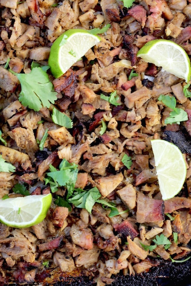 Easy smoked carnitas for tacos