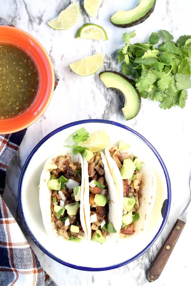Smoked Pork Carnitas Tacos