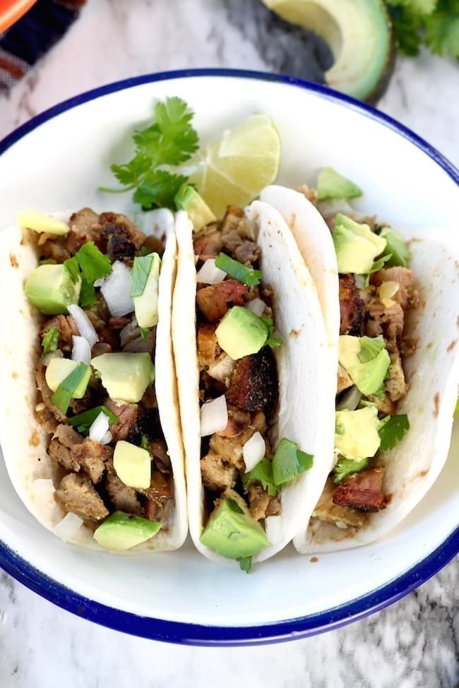 Easy Smoked Pork Carnitas Tacos