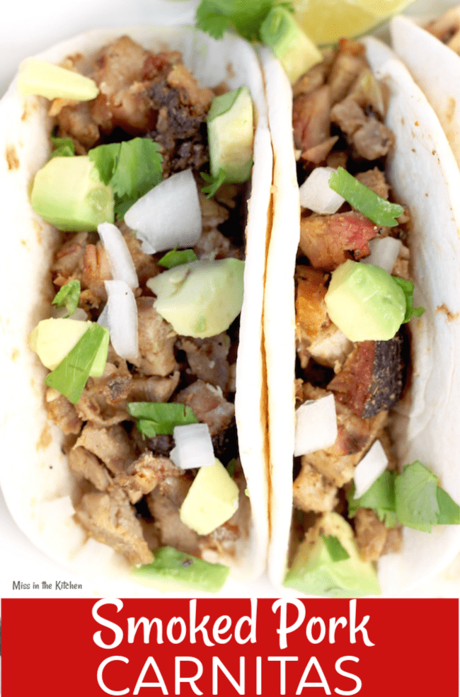 How to make smoked pork carnitas tacos
