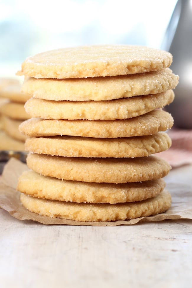 Stack of the Best Ever Sugar Cookies