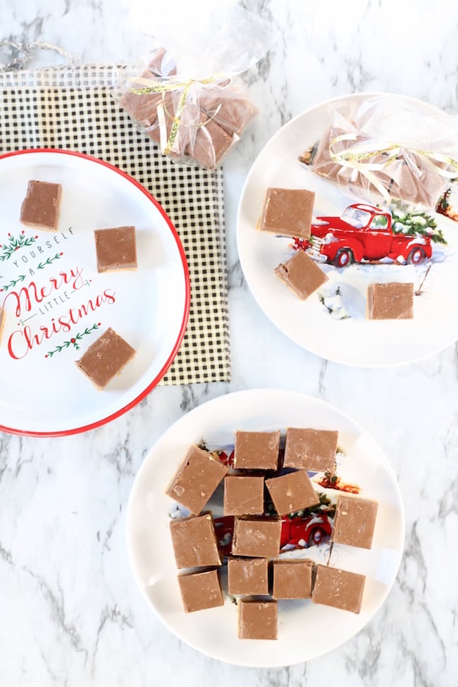 Two Tone Fudge ~ Chocolate, Butterscotch and Walnuts