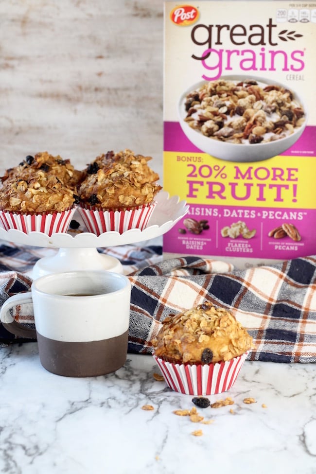 Breakfast Muffins with coffee