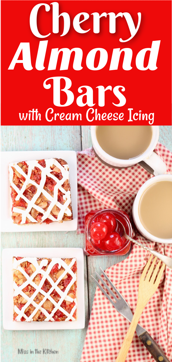 Cherry Almond Bars Recipe 