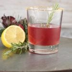 Pomegranate Sidecar holiday cocktail