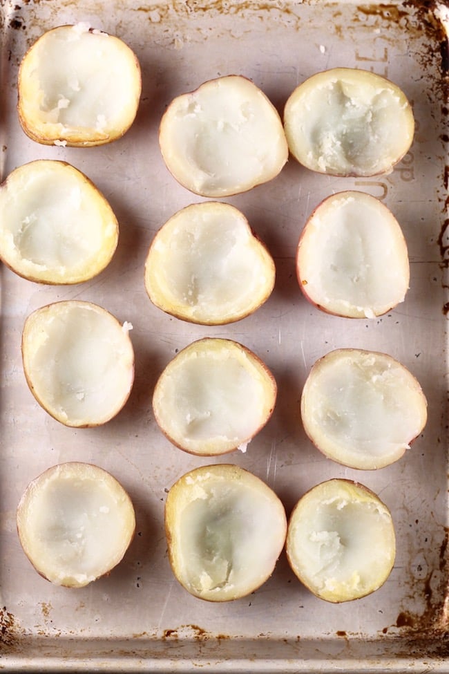 Potato Skins ~ for Loaded Potato Skins with Smoked Roast Beef and Bacon