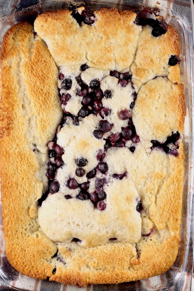 Baked Blueberry Cobbler 