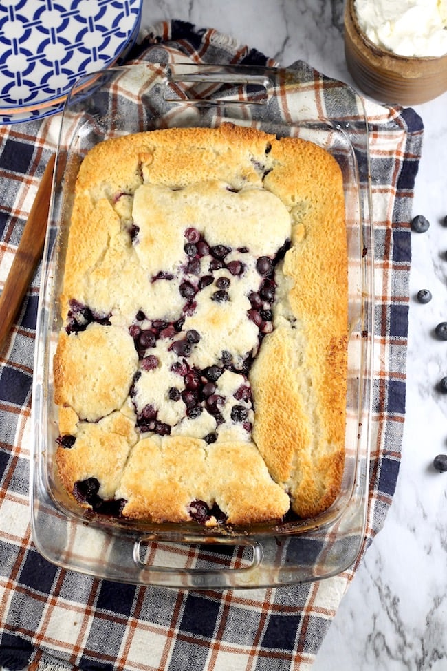 How to Make Blueberry Cobbler