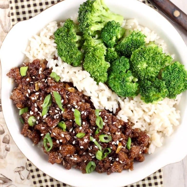 Korean beef bowl.