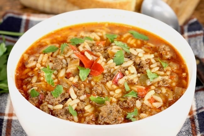 Easy Stuffed Pepper Soup Recipe