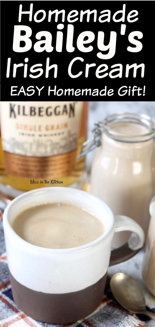 Homemade Bailey's Irish Cream