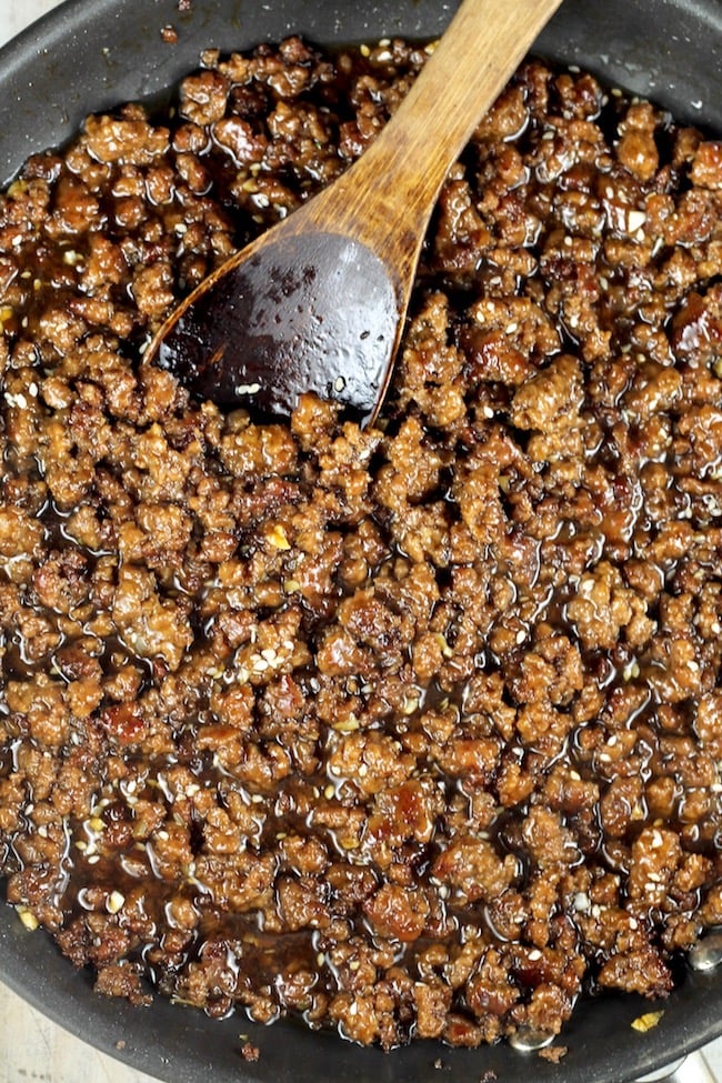 Korean Ground Beef Stir Fry