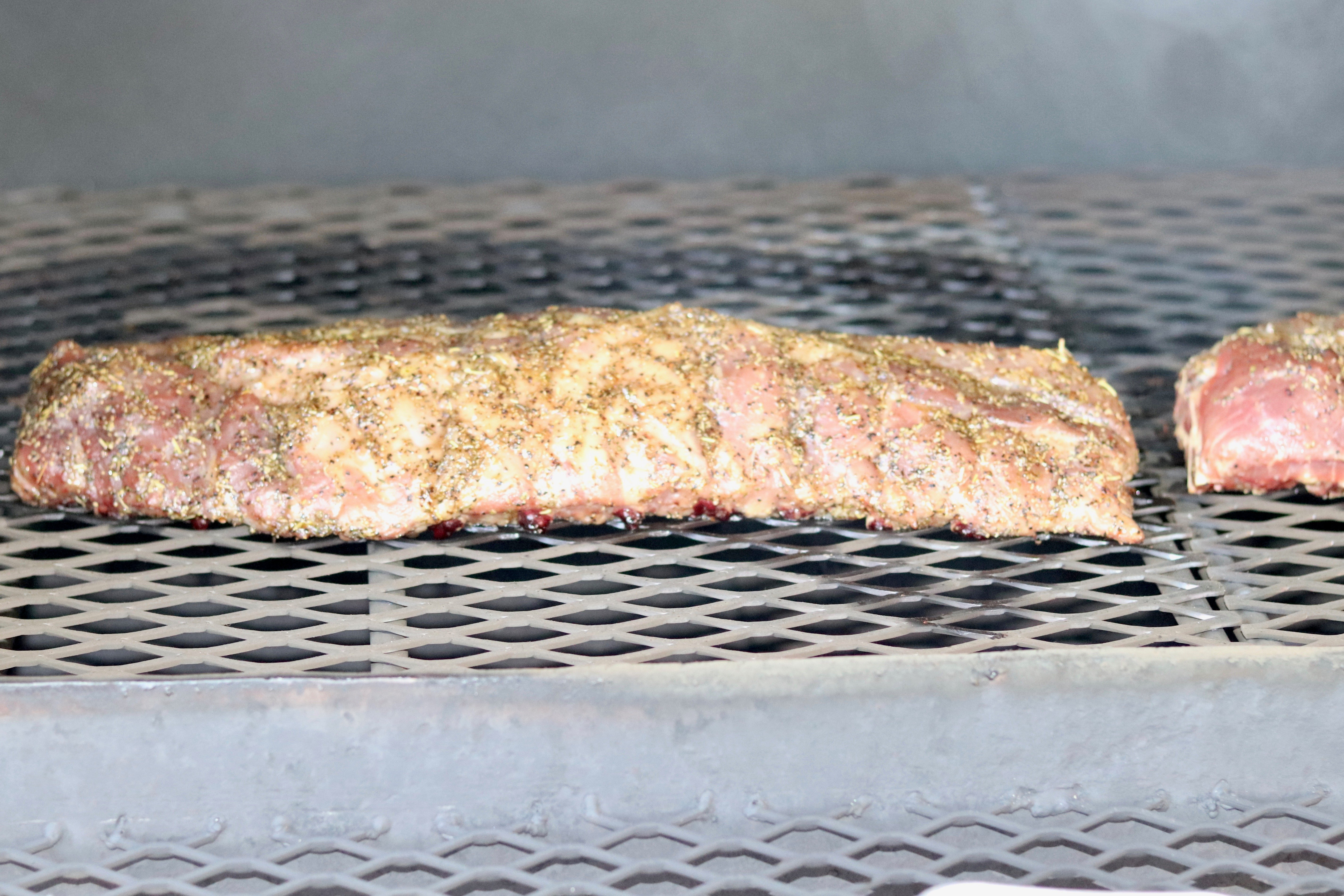 Smoked Baby Back Ribs on the grill