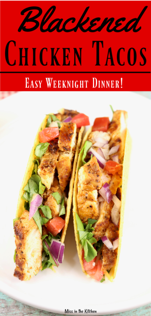 Blackened Chicken Tacos