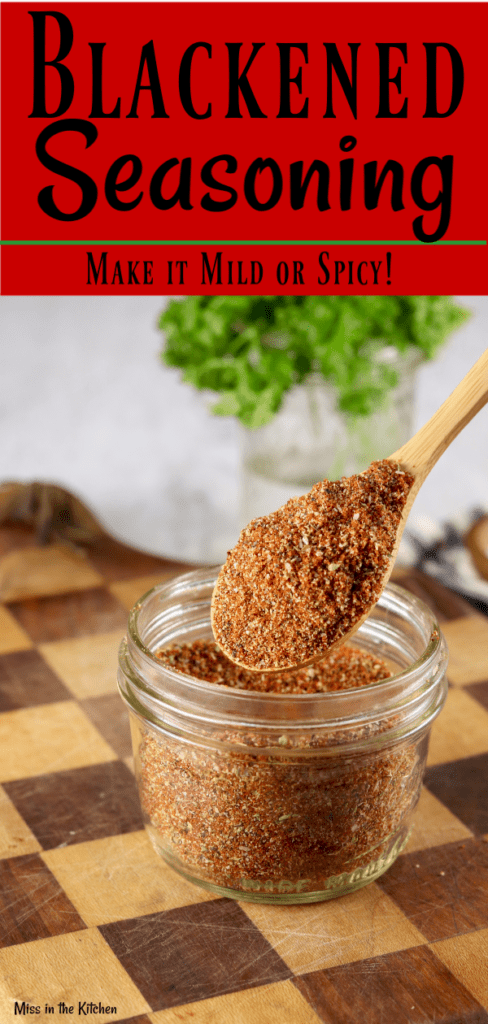 Blackened Seasoning Mix with paprika