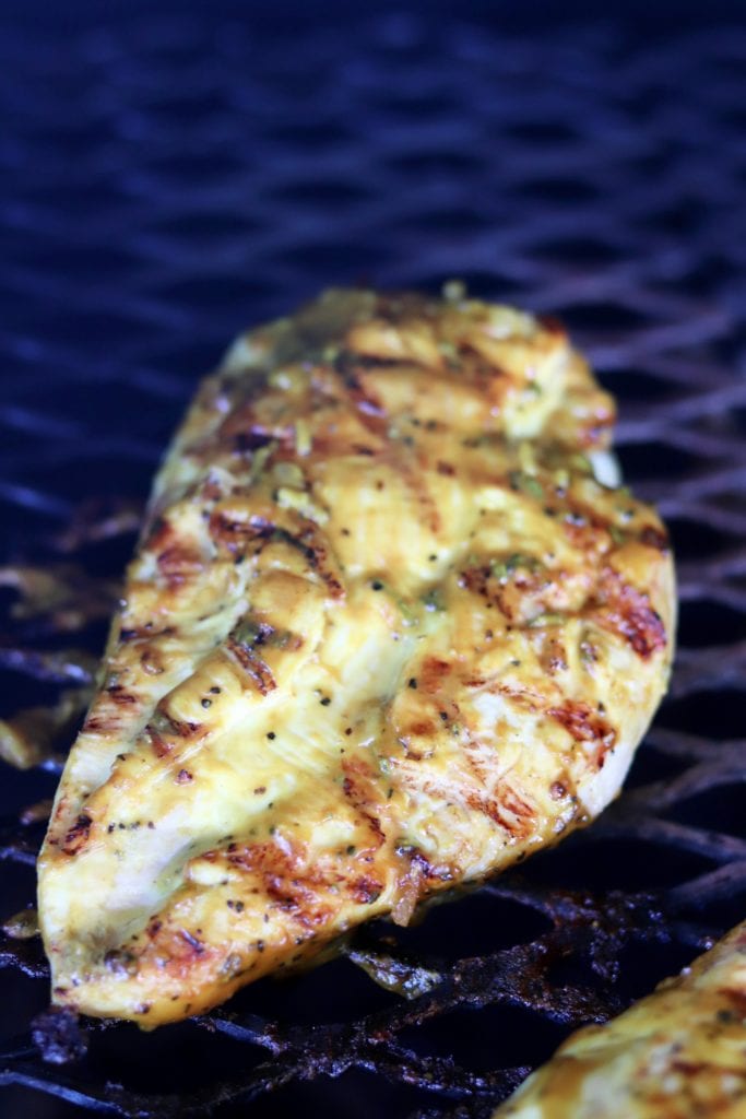 Mustard BBQ Chicken Grilled