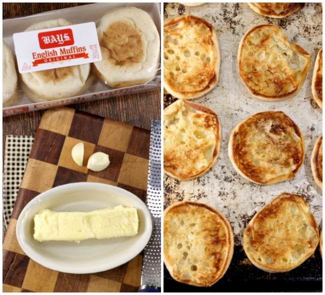 Bays English Muffins, Garlic Butter Toasted English Muffins