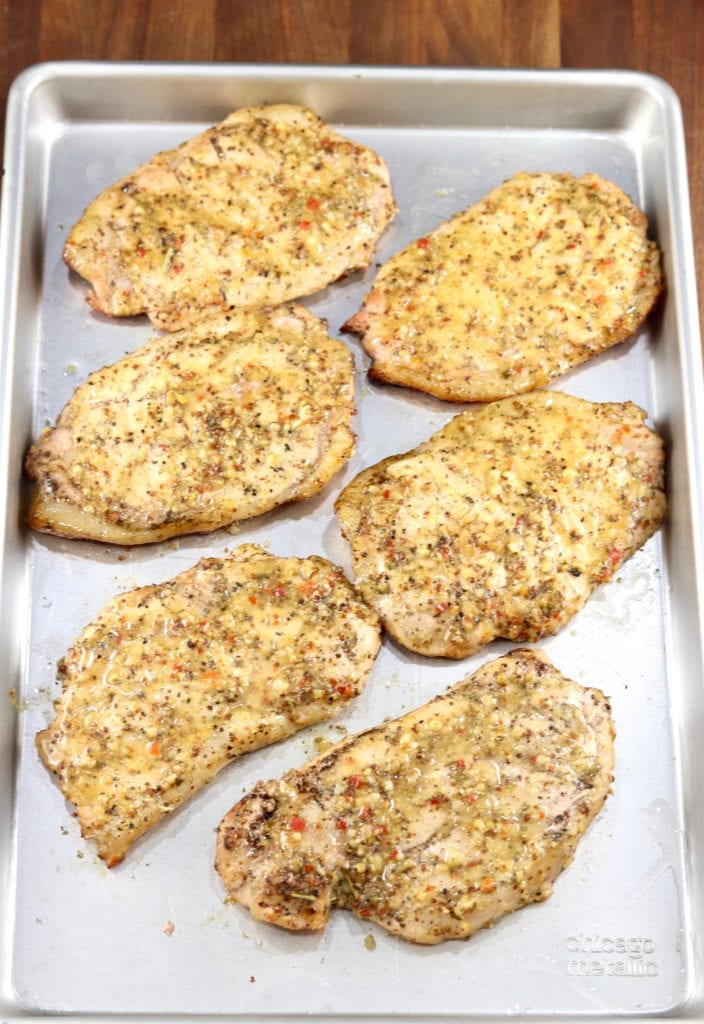 Pan of Italian Pork Chops 