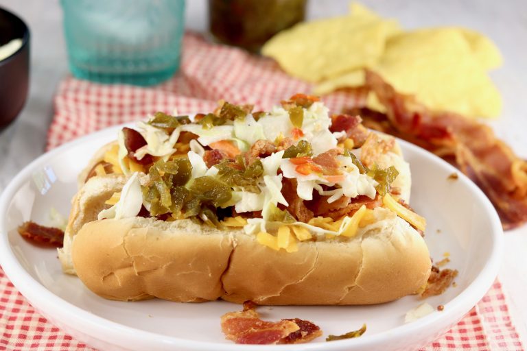 Loaded Slaw Dog & bacon