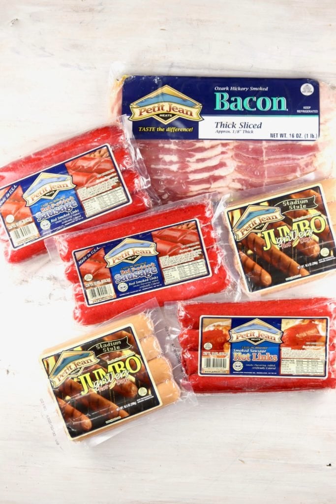 Petit Jean Hot Dogs and Bacon