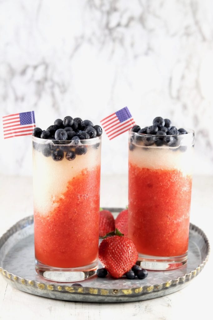  Red, White and Blue Daiquiris