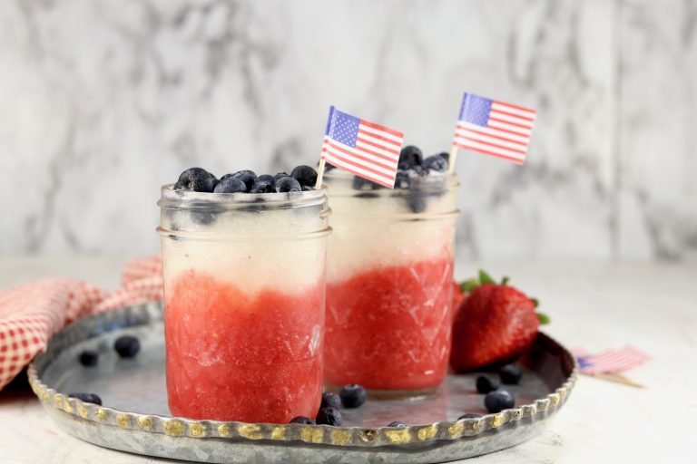 Red, White and Blue Daiquiris
