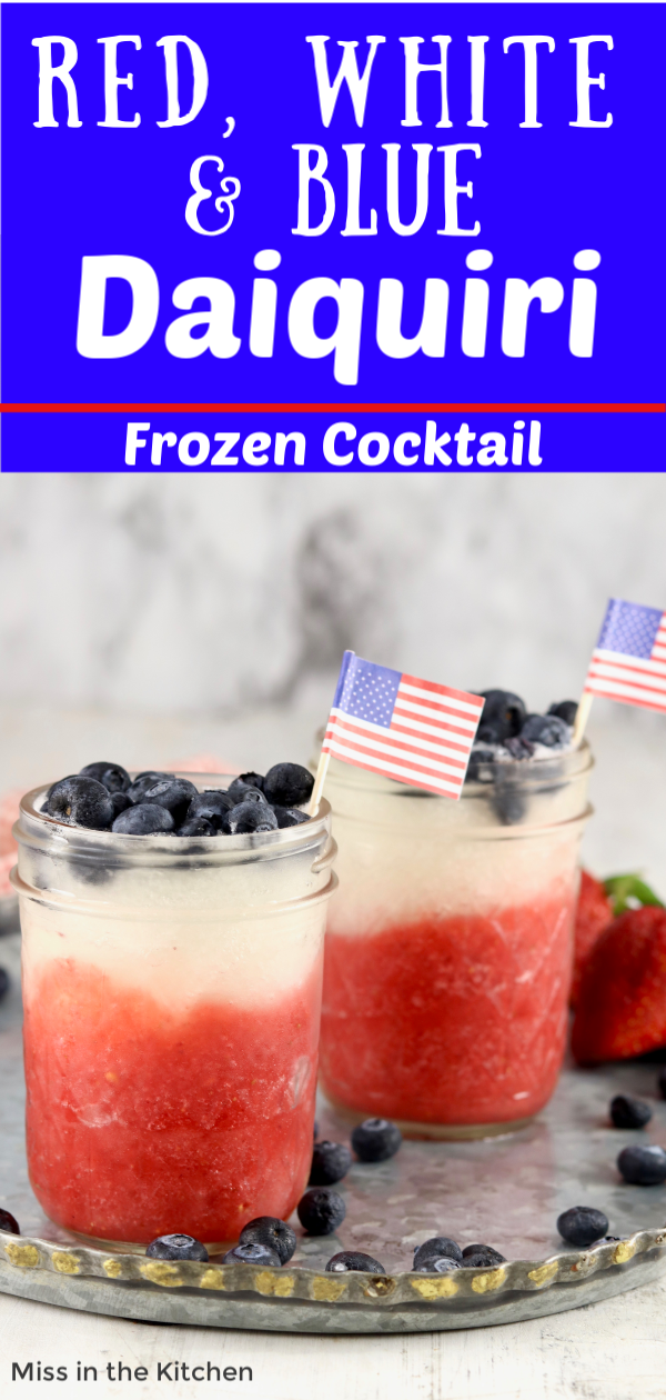 Frozen layered daiquiri 