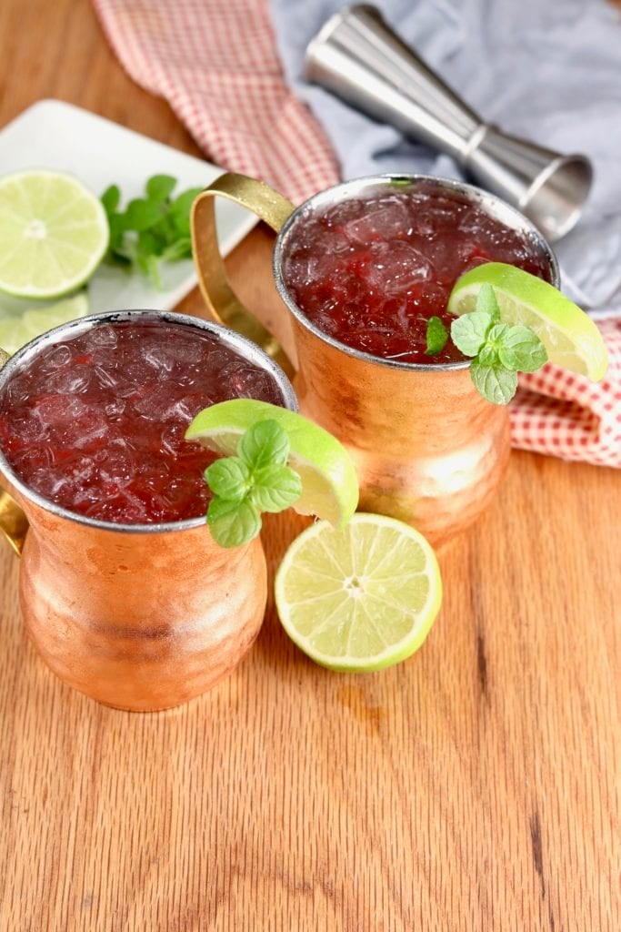 Strawberry Moscow Mule Drinks