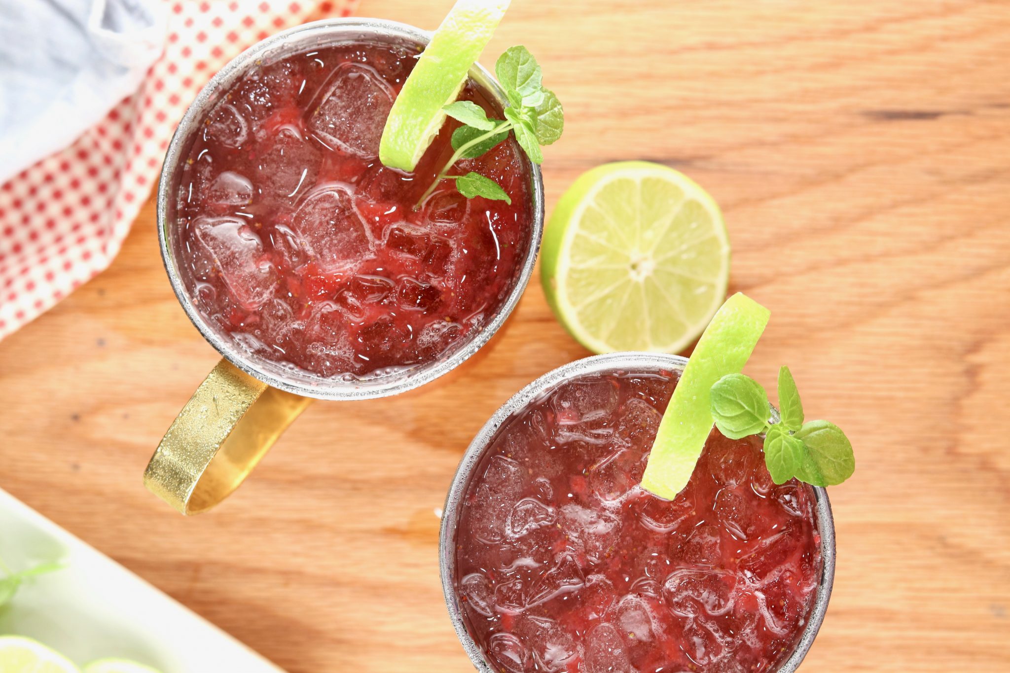 Strawberry Moscow Mule
