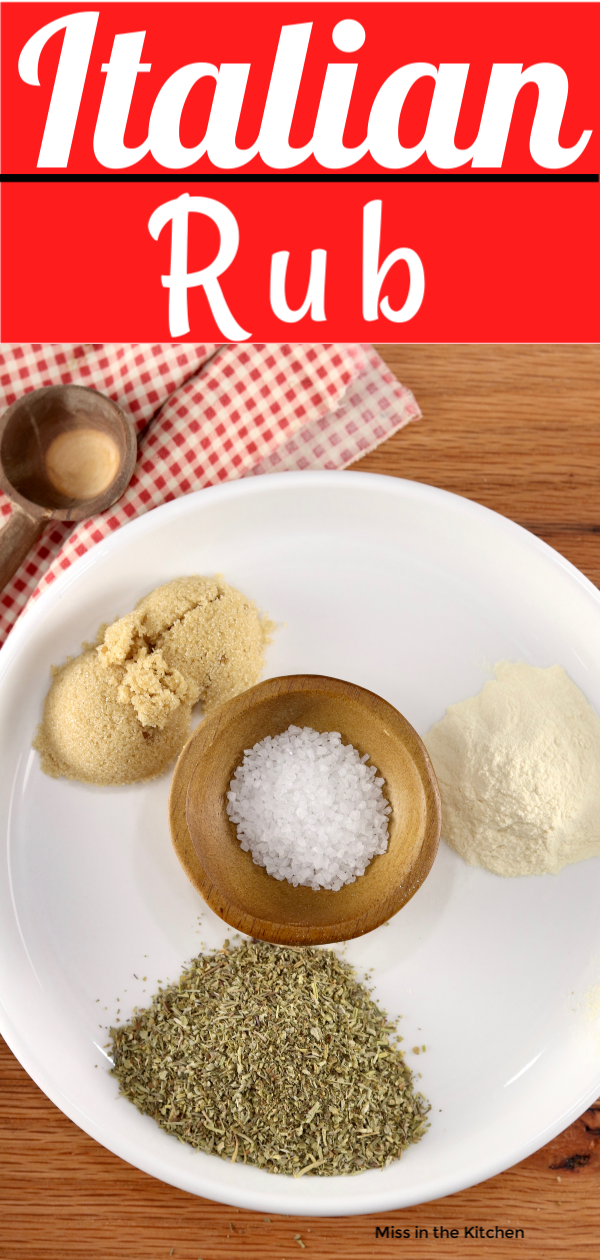 blend of garlic, Italian seasonings and brown sugar
