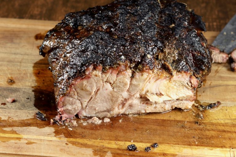 Pork Butt Smoked with Italian Rub