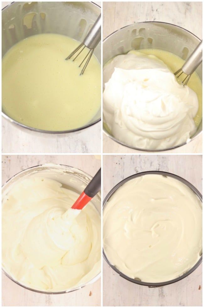 Photo steps for no bake dessert