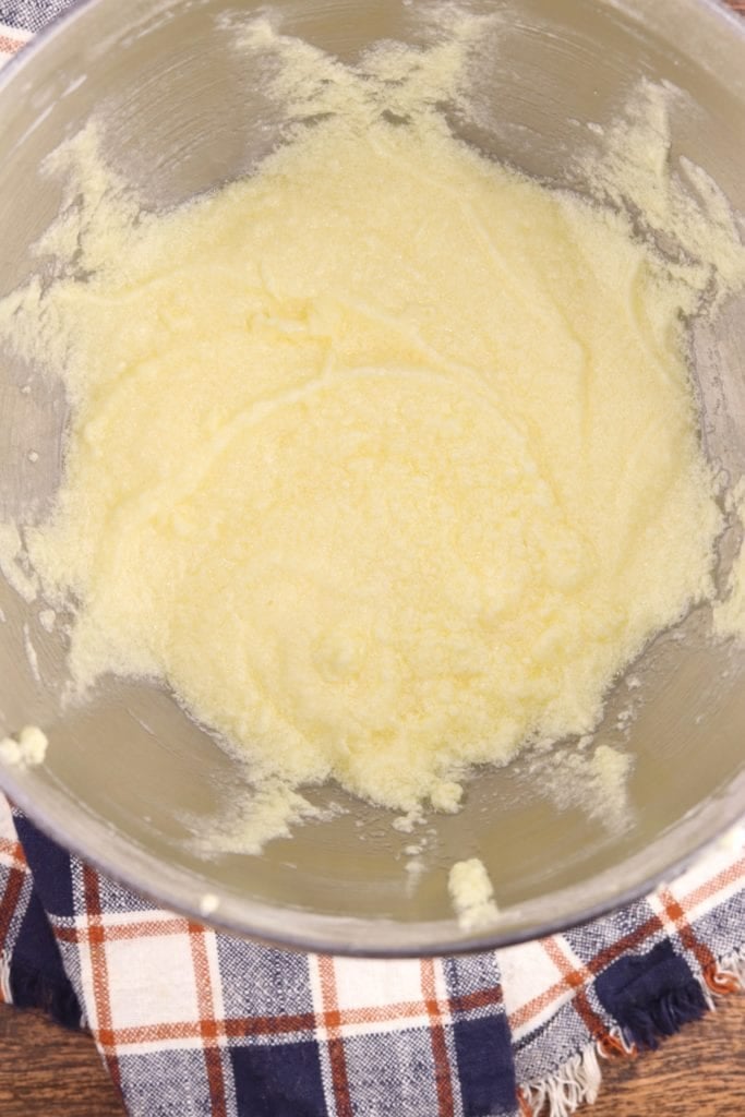 Batter for almond loaf cake