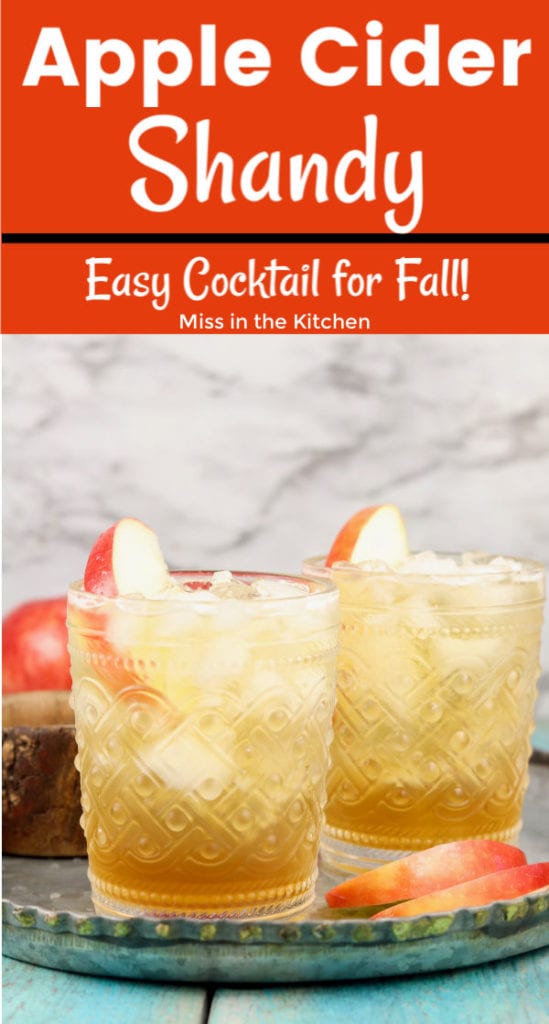 Apple Cider Shandy Cocktail