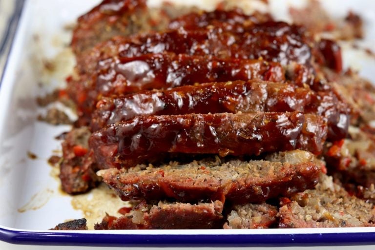 Sliced BBQ Meatloaf