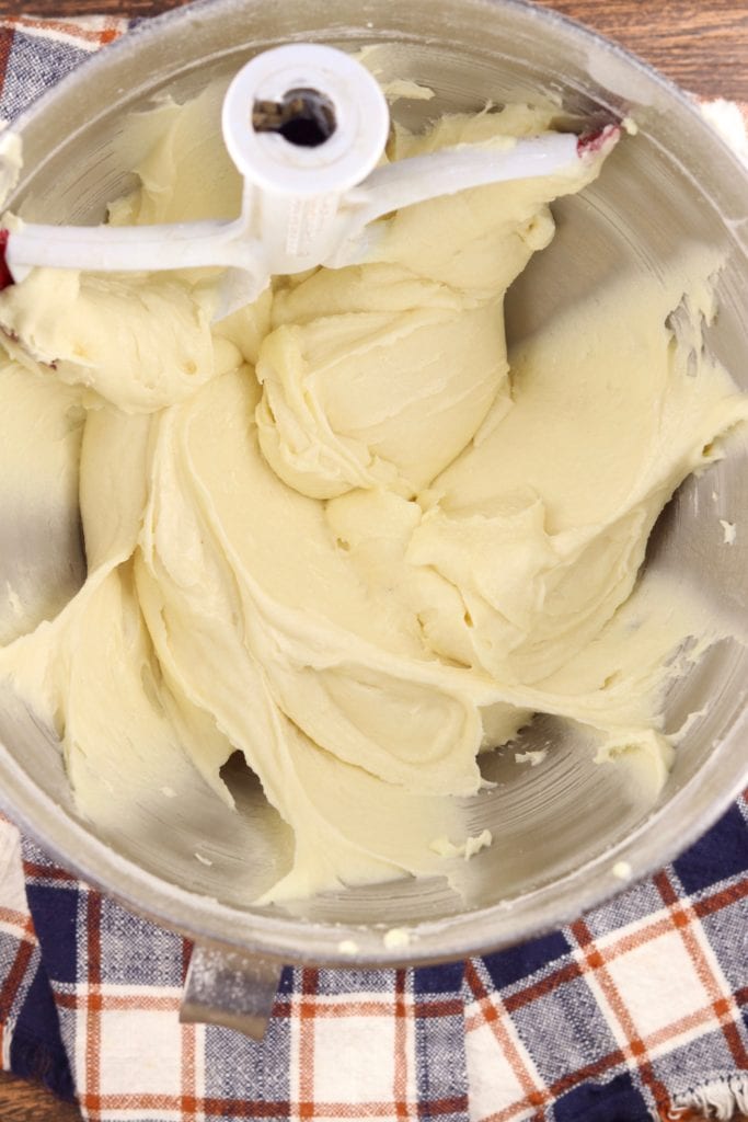 Cake batter for almond pound cake