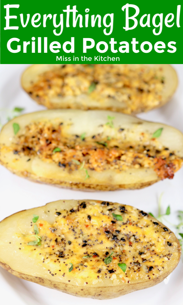 Everything Grilled Potato Halves 