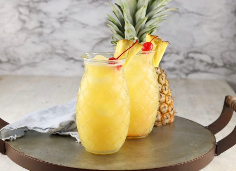 Pineapple Fuzzy Navel Cocktails
