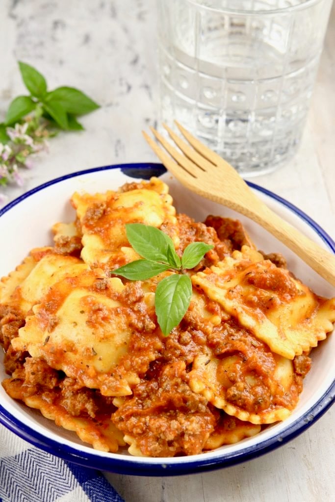 Ravioli Sauce with ground beef