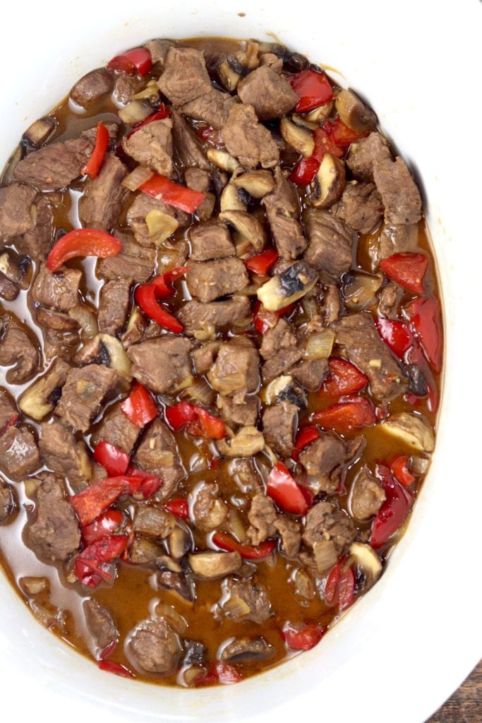 Slow Cooker Teriyaki beef