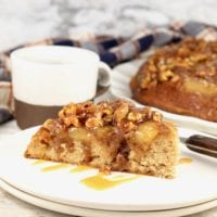 Caramel Upside Down Apple Cake