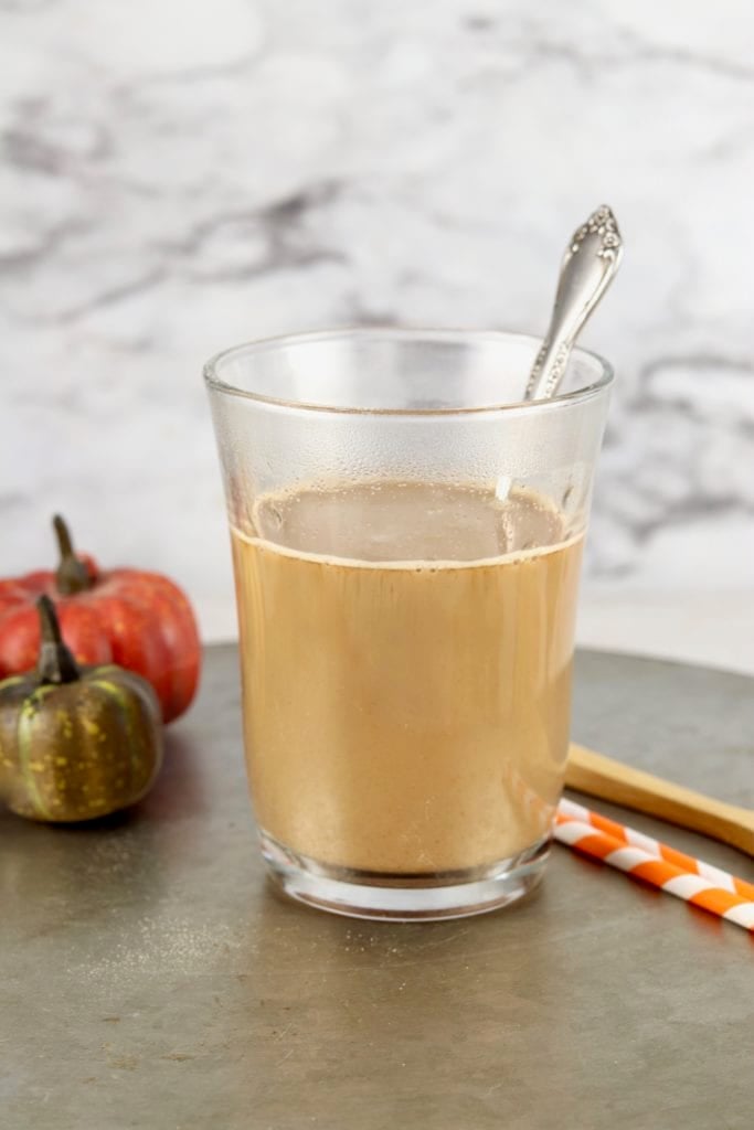 Chai Latte for dessert cocktail