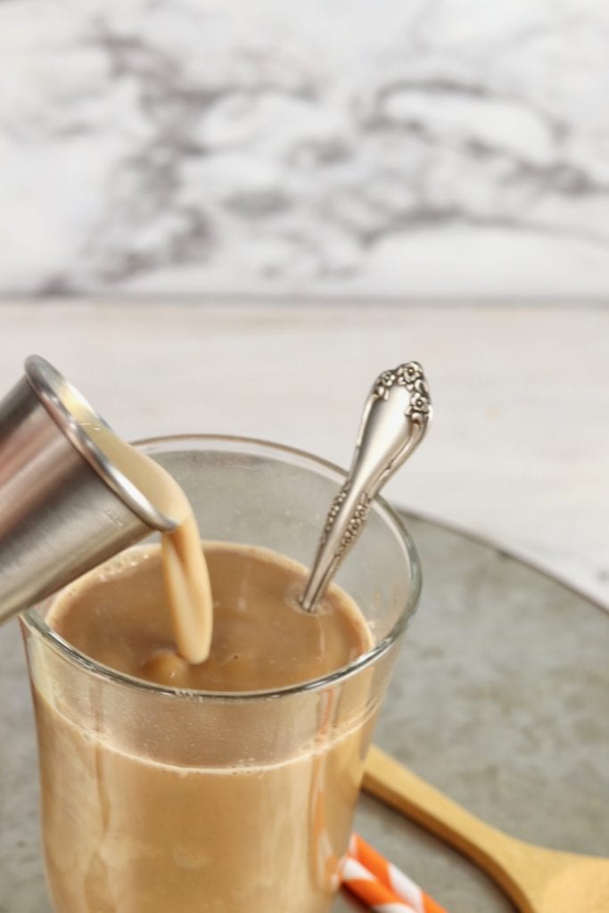 Irish Cream Chai Float Cocktail
